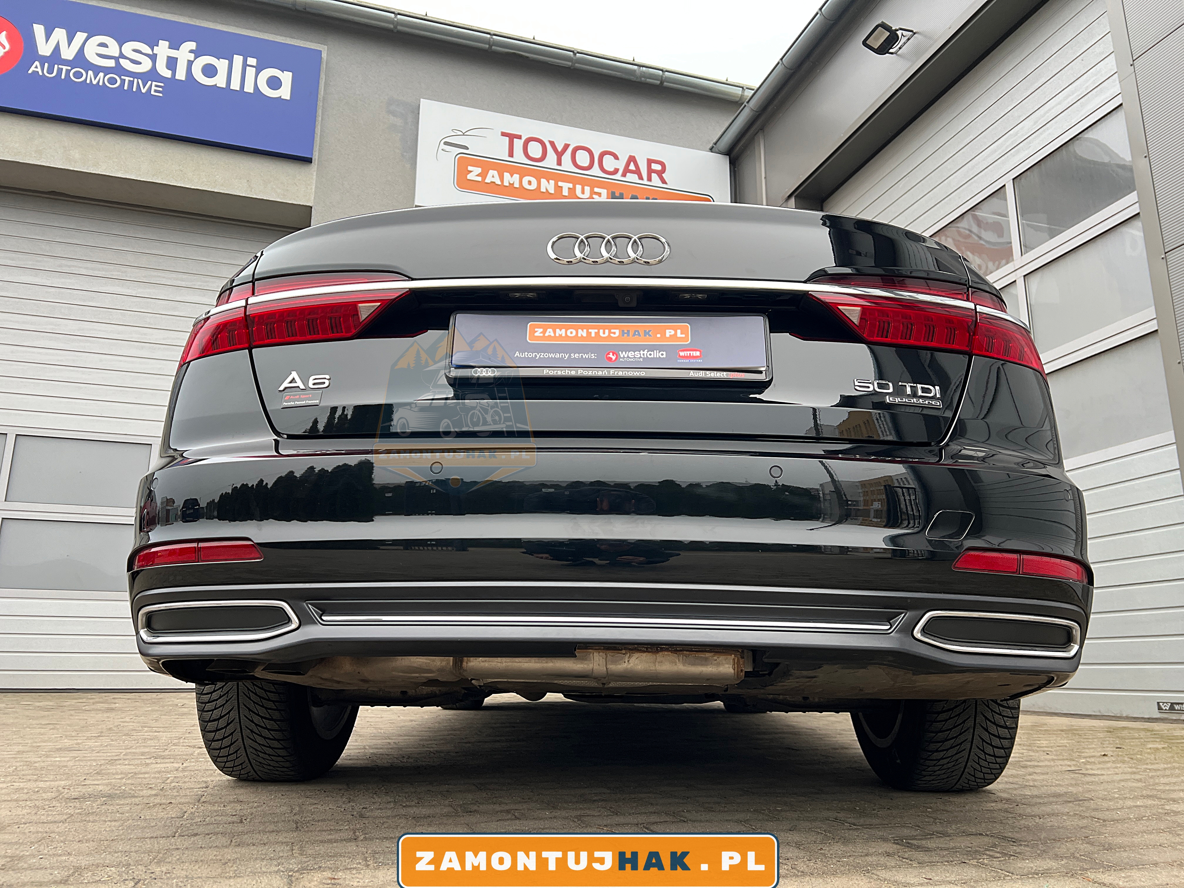 a6 c8 wypięta kula haka 